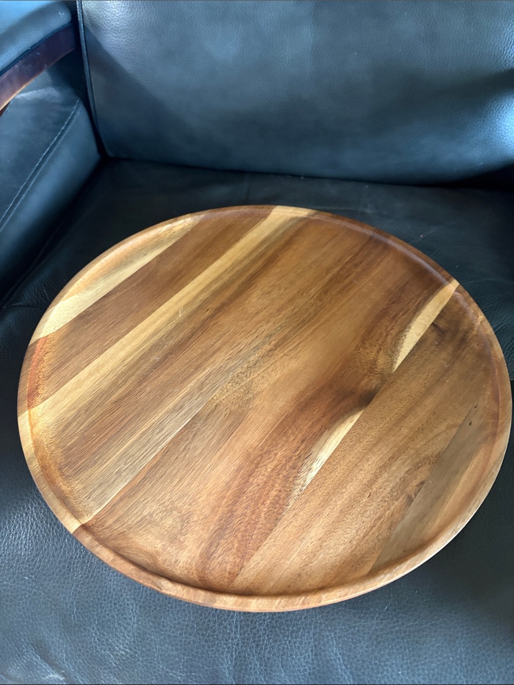 Hearth & Hand Wood Serving Platter in Brown - Picture 1 of 5